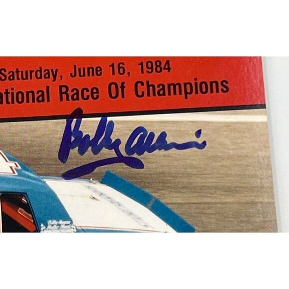 Bobby Allison Signed Program 1984 Miller High Life 400 Nascar - Picture 2 of 3